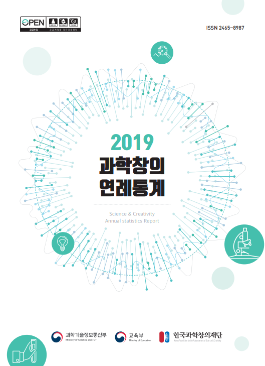 2019과학창의 연례통계(과학기술정보통신부,교육원,한국과학창의재단)